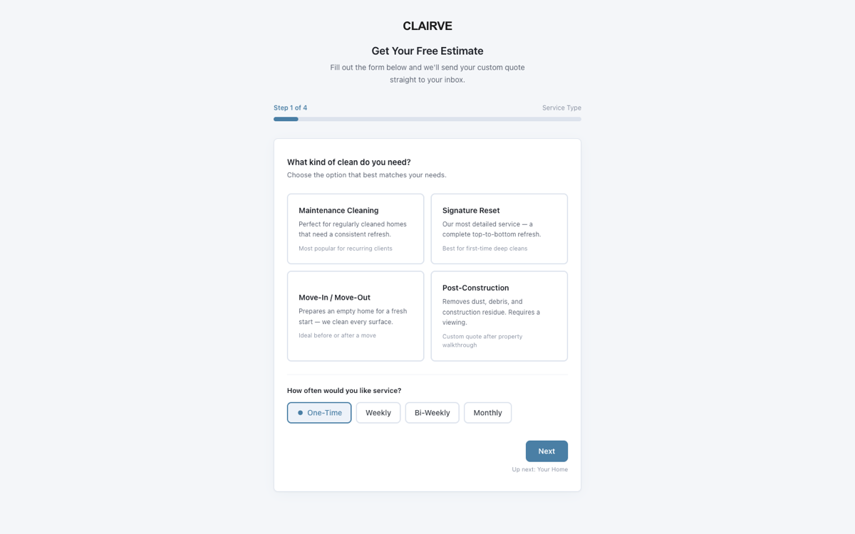 Clairve Operations CRM